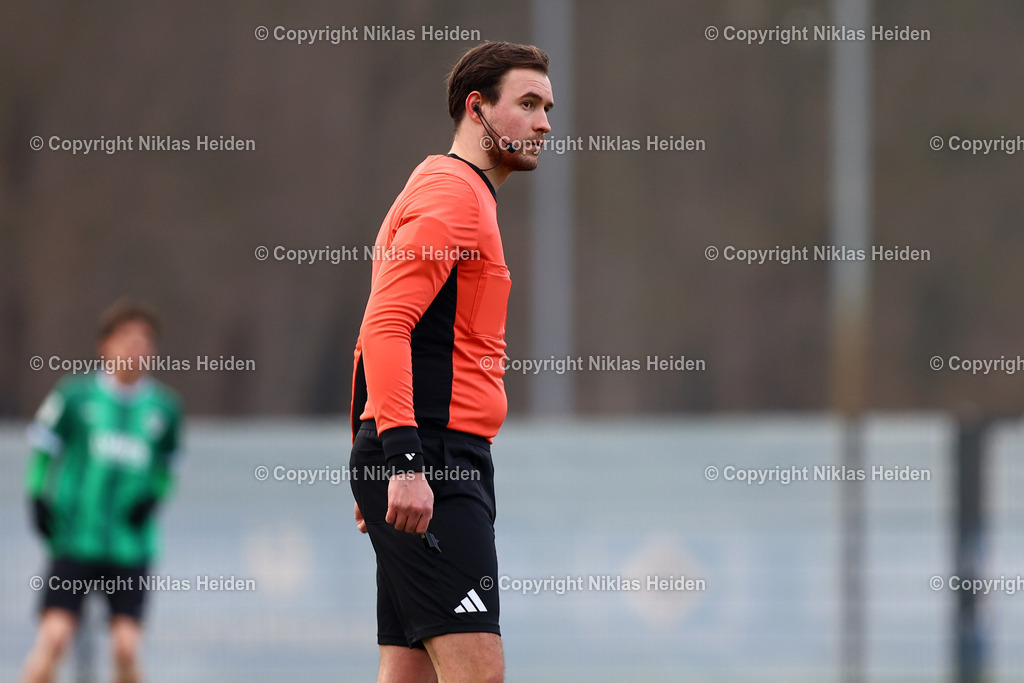 NH_HamburgerSVU19_PreußenMünsterU19_Testspiel_17012026 | Dominik Kopmann (Schiedsrichter)Fußball I Junioren I Testspiel I Saison 2025-2026  I Hamburger SV U19 - Preußen Münster U19 I 17.01.2026 I Alexander-Otto-Akademie