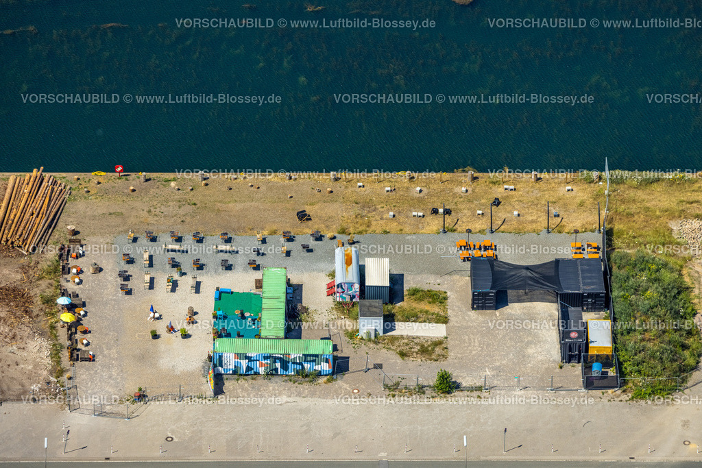 Dortmund220705391 | Luftbild, geschlossene Gastronomie, Hafen Dortmund, Hafen, Dortmund, Ruhrgebiet, Nordrhein-Westfalen, Deutschland