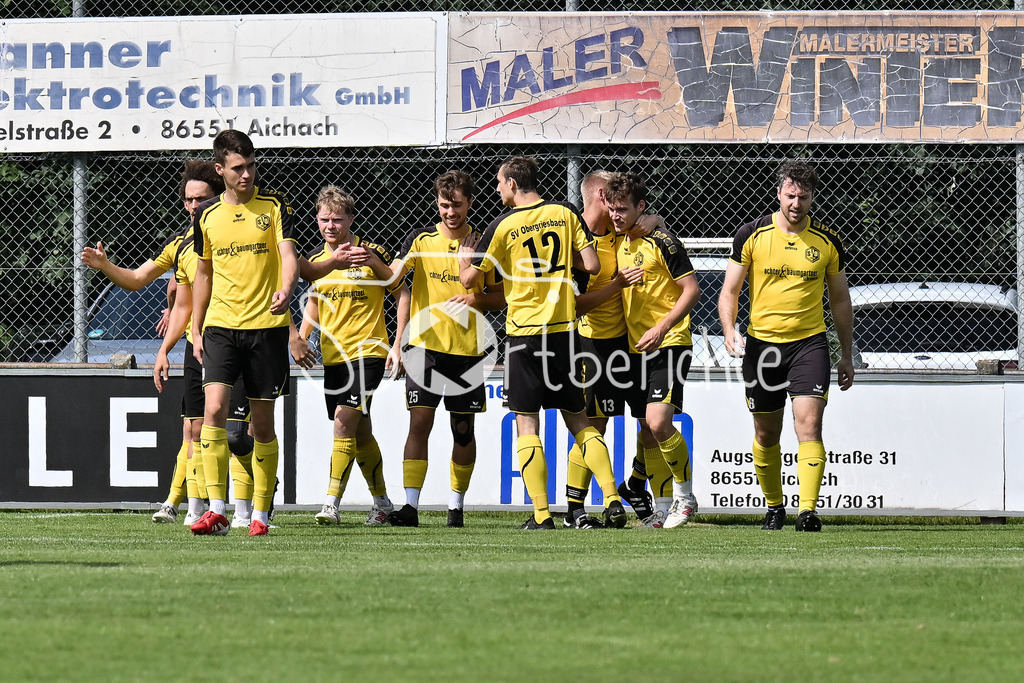VfL Ecknach II - SV Obergriesbach | Jubel nach 0-1, SV Obergriesbach 15