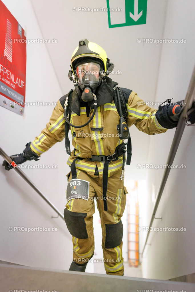 KölnTurm Treppenlauf; Köln, 03.08.2025 | Impressionen vom KölnTurm Treppenlauf am 03.08.2025 in Köln (Nordrhein-Westfalen). 