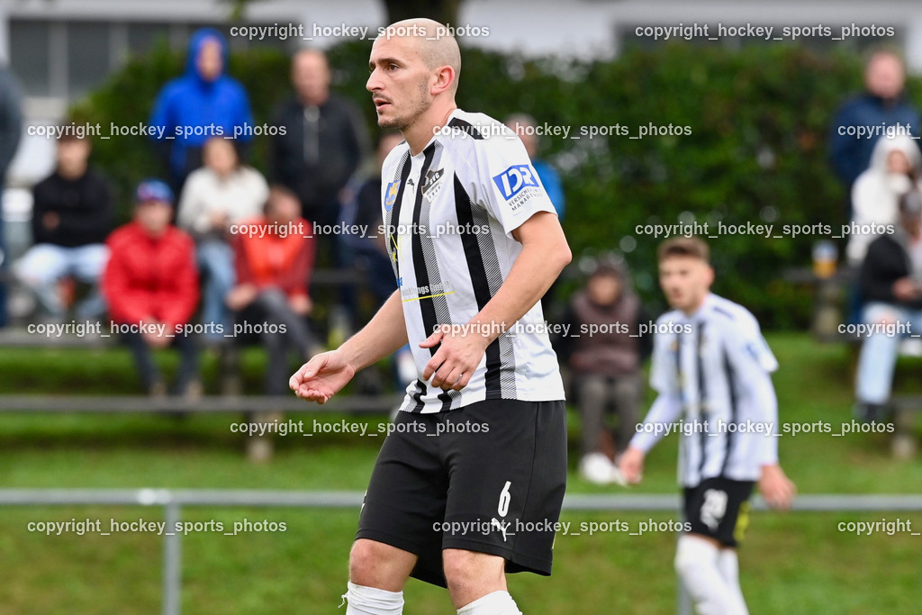 SVG Bleiburg vs. SAK 23.9.2023 | #6 Nikola Tolimir SVG Bleiburg, SVG Bleiburg vs. SAK 23.9.2023, SVG Bleiburg vs. SAK am 23.09.2023 in Bleiburg (Karl Kornberger Stadion), Austria, (Photo by Bernd Stefan)