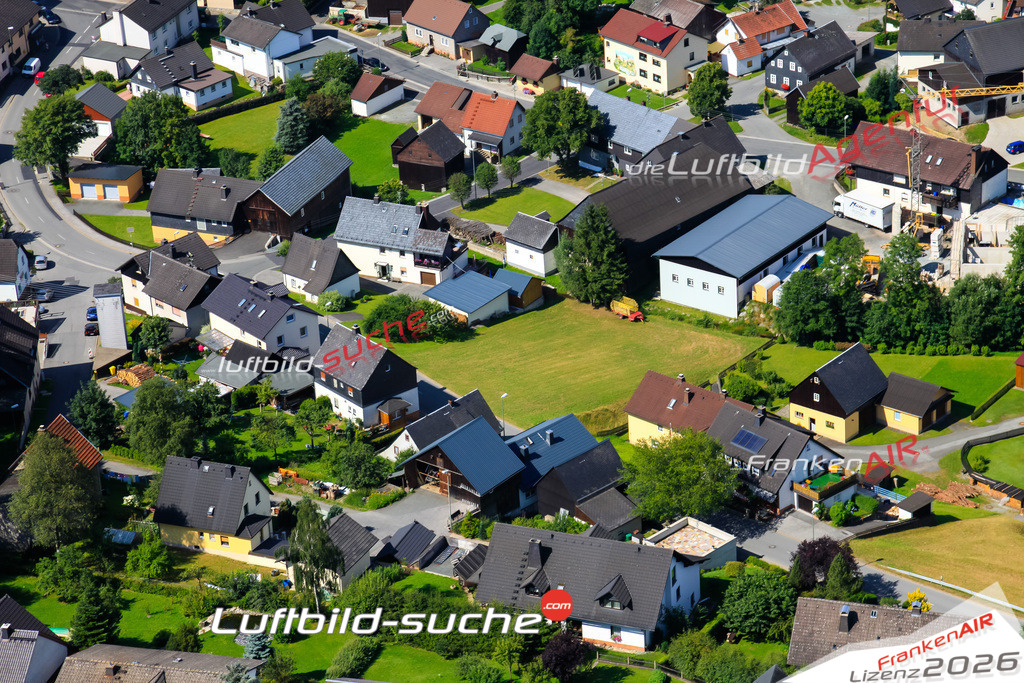 Die Luftaufnahme Windheim - Steinbach wurde vom UL-Flugzeug (keine Drohne) aus fotografiert.Hohe Druck- Auflösung-die Geschenkidee!