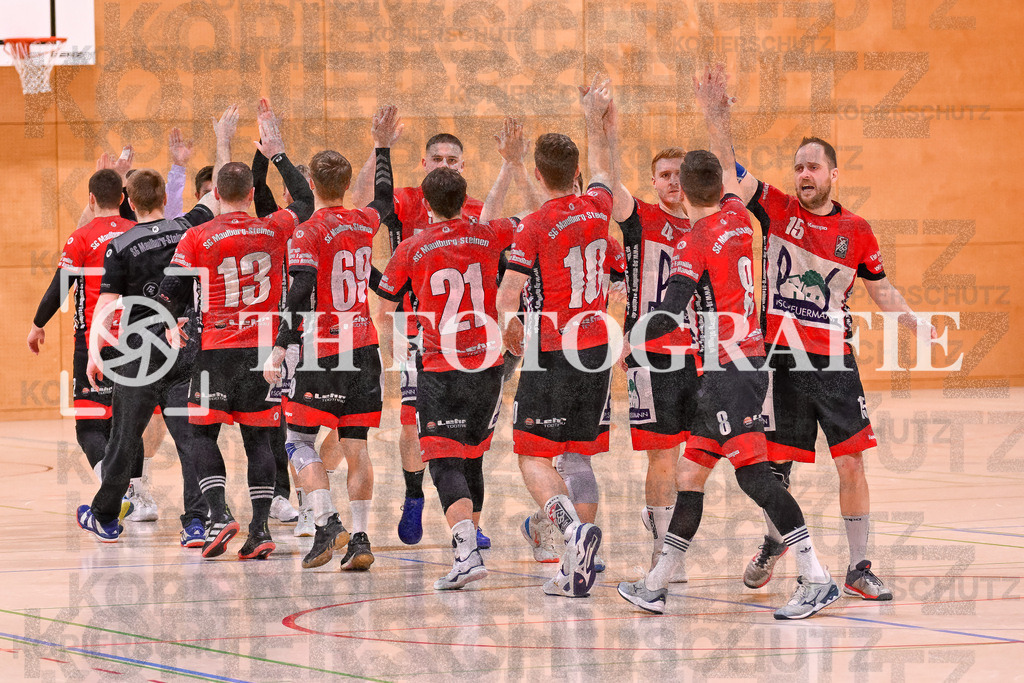 GER, SG Maulburg/Steinen - TV St. Georgen, Handball, Landesliga, 16. Spieltag, Saison 2023/2024, 17.02.2024 | Team SGMS

GER, SG Maulburg/Steinen - TV St. Georgen, Handball, Landesliga, 16. Spieltag, Saison 2023/2024, 17.02.2024

Foto: TH Fotografie/Thomas Hess