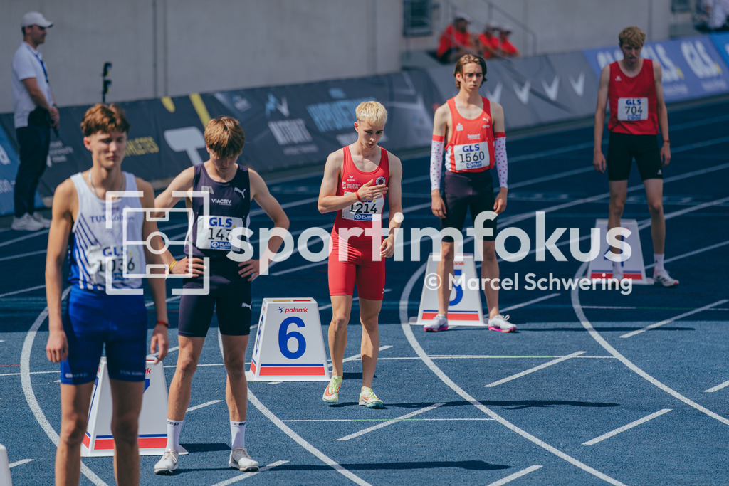 Deutsche Meisterschaften U20 / U16 2026 | Lennox Gyulai, Dresdner SC 1898, 1214, 800-Meter-Lauf, Finale,Deutsche Meisterschaften der U20 &amp; U16 2026, Lohrheidestadion Bochum-Wattenscheid, 12.07.2026. Foto: Marcel Schwering / sportimfokus - Realisiert mit Pictrs.com