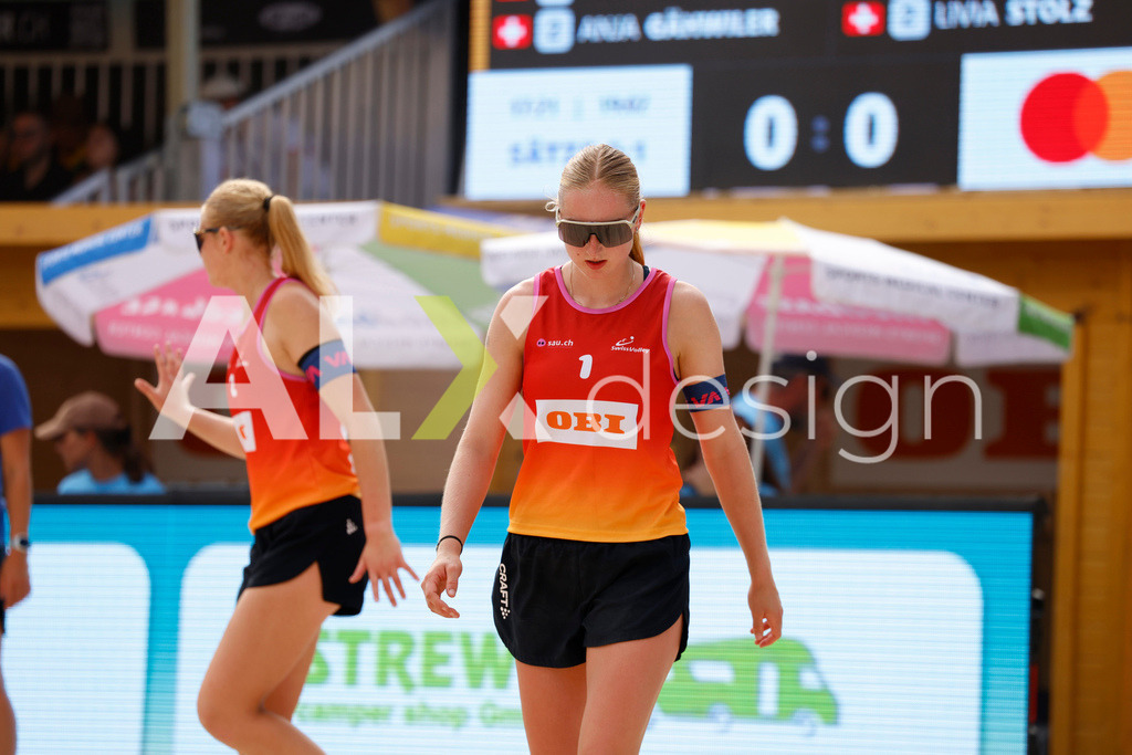 Obi BeachTour 2026 - Basel | BASEL, SWITZERLAND - JULY 18: NOEMI EUGSTER (SUI) during the Obi BeachTour 2026 match between EUGSTER / GÄHWILER (SUI) and WANDELER / STOLZ (SUI) at Barfüsserplatz on July 18, 2026 in Basel, Switzerland. - Realisiert mit Pictrs.com