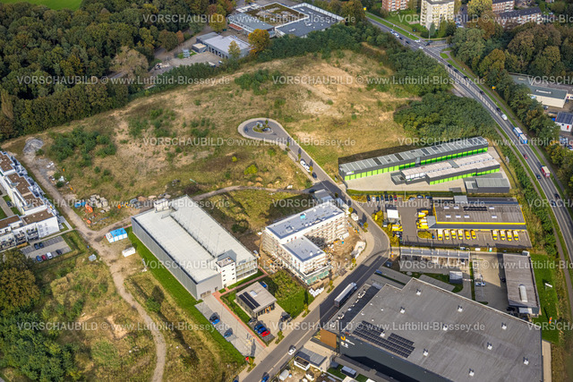 Emmerich241010604 | Luftbild, Neubebauung Kasernengelände ehemalige Moritz-von-Nassau-Kaserne, Baugebiet Georg-Elser-Straße und Mona Gewerbepark, Emmerich, Emmerich am Rhein, Nordrhein-Westfalen, Deutschland