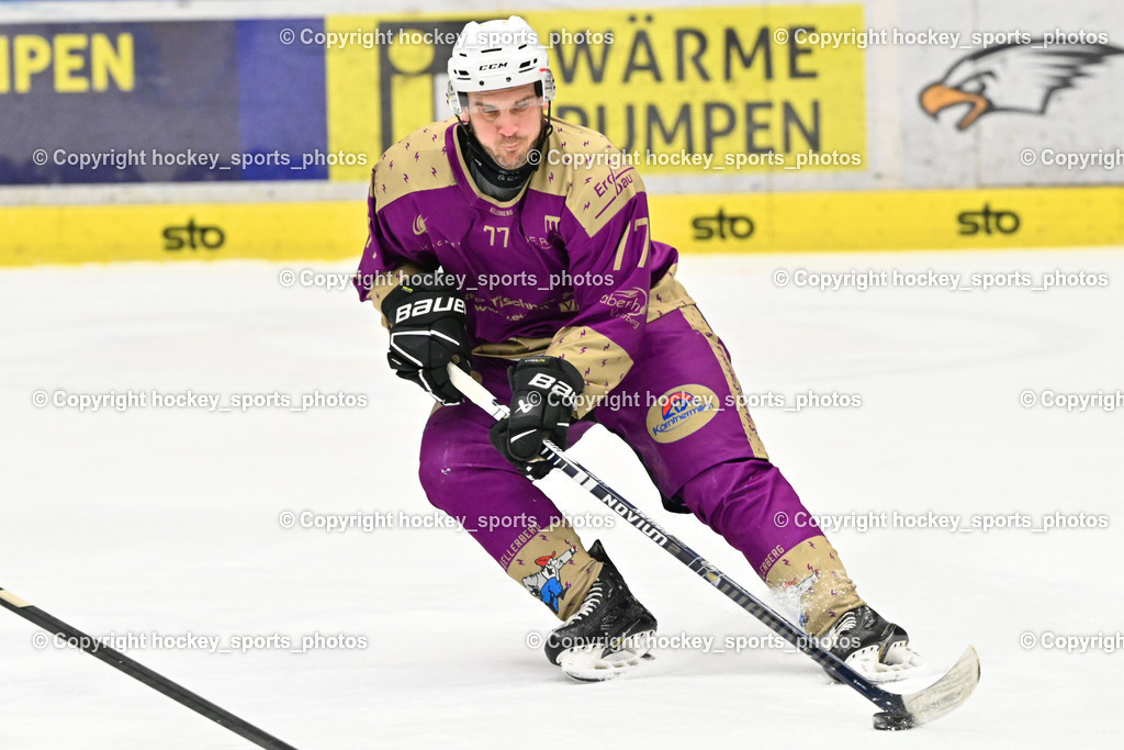 EC Kellerberg vs. EC Arnoldstein | #77 Lasser Herbert Ulf EC Kellerberg, EC Kellerberg vs. EC Arnoldstein, EC Kellerberg vs. EC Arnoldstein am 27.01.2026 in Villach (Stadthalle Villach), Austria, (Photo by Bernd Stefan)