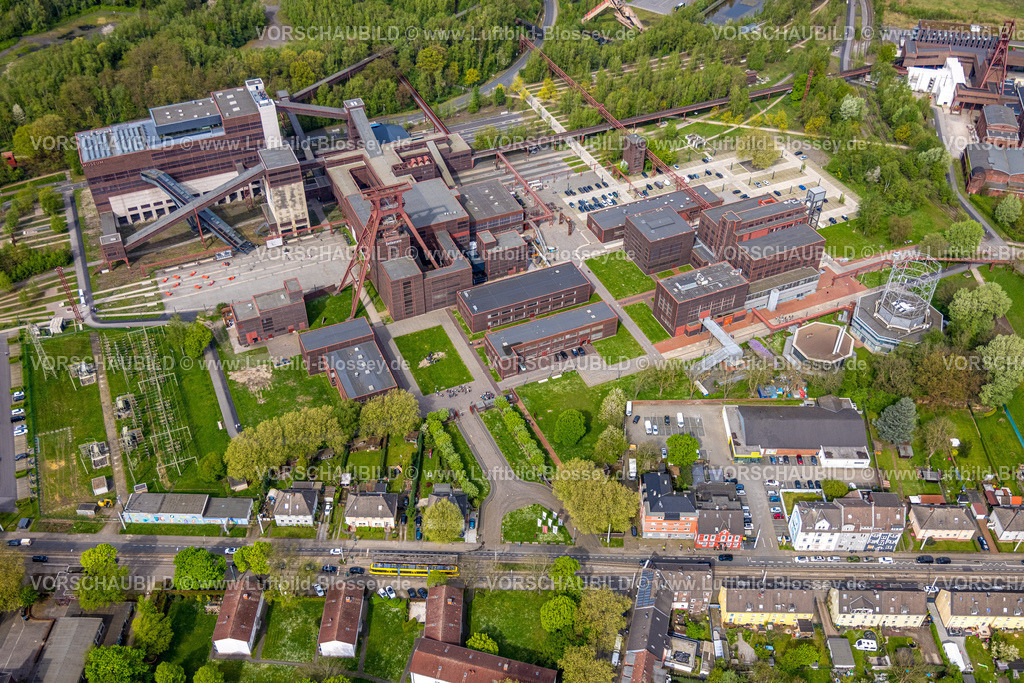 Essen240400355 | Luftbild, UNESCO-Welterbe Zollverein, Zeche Zollverein, Stoppenberg, Essen, Ruhrgebiet, Nordrhein-Westfalen, Deutschland