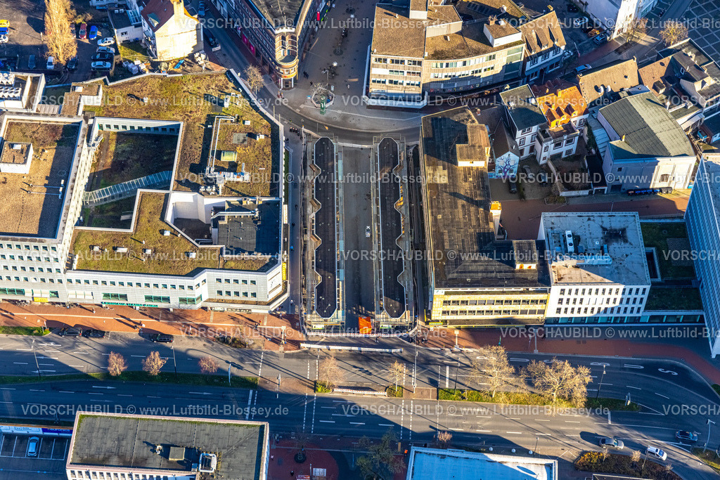 Hamm251202191 | Luftbild, Baustelle und Neubau am Westentor neben der City-Galerie, Bundesstraße 63 Westring, Mitte, Hamm, Ruhrgebiet, Nordrhein-Westfalen, Deutschland