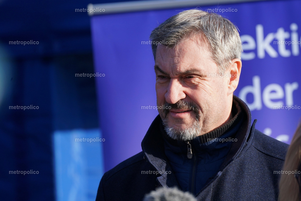 Markus Söder im Rahmen der PK zur Jahresbilanz Grenzpolizei am 6. Feb. 2025 (13) (1) | Metropolico