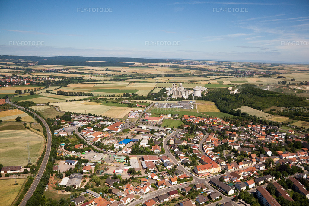Luftbild: Göllheim, Zementwerk Dyckerhoff in Göllheim im Bundesland Rheinland-Pfalz in Deutschland. Foto: IMG_30084.jpg vom 05.07.2010 durch Werner Riehm/FLY-FOTO.de