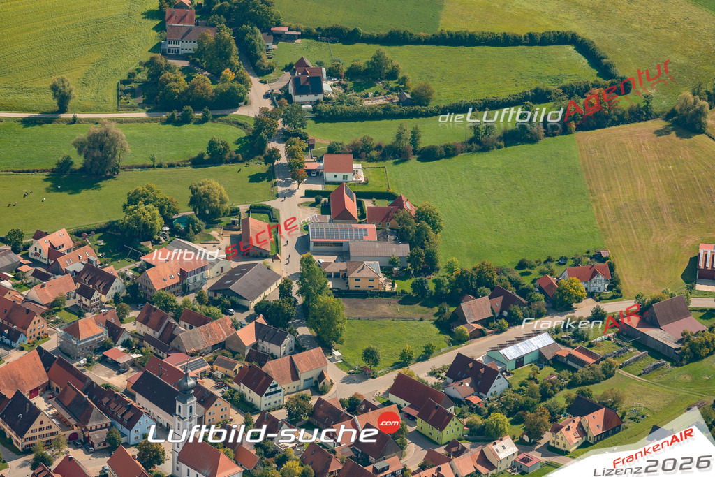 Luftaufnahme von Binzwangen Colmberg Bild- Das Luftbild wurde 2025 vom UL-Flugzeug heraus erstellt ( keine Drohne ) - Hochauflösende Luftaufnahme -Nicht vergleichbar mit Google Maps oder Satelittenbilder- Die Geschenkidee !Mit Lizenz und Bildrechte bestellbar