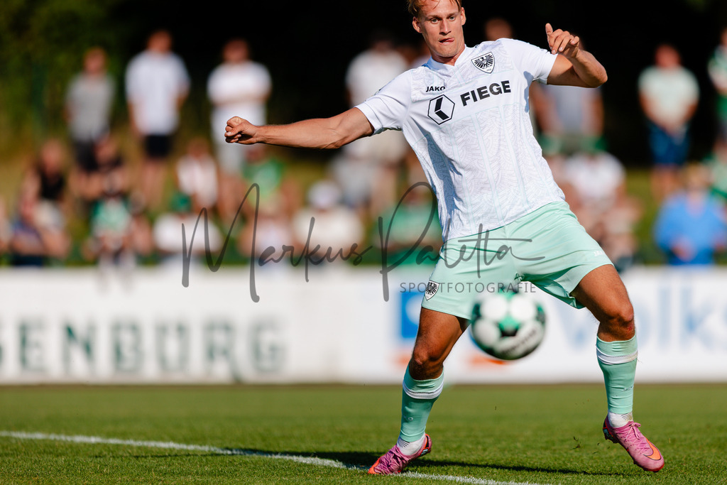 Testspiel, Saison 2026/27: SC Preußen Münster - Kickers Emden | Billerbeck, 10.07.2026: Testspiel, SC Preußen Münster gegen Kickers Emden auf der Anlage des DJK Billerbeck in Billerbeck. Foto: sportfotografie.ms | Markus Paletta - Realisiert mit Pictrs.com