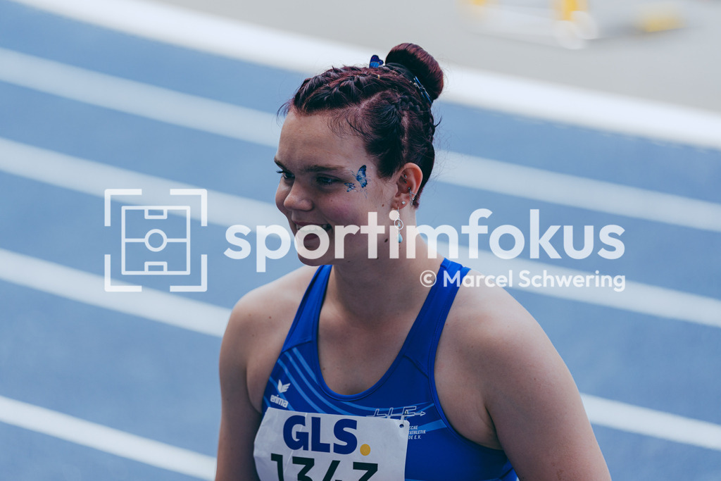 DM U23 U18 Bochum 2026 | Marlene Sack (Hallesche Leichtathl.-Freunde) im Diskuswurf bei den Deutschen Meisterschaften der U18 &amp; U23 2026 im Lohrheidestadion in Bochum-Wattenscheid. - Realisiert mit Pictrs.com
