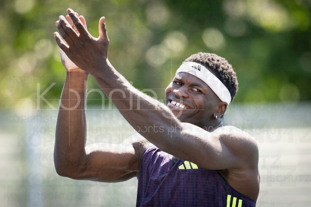 Multisport Event; Ratingen, 28.06.2026 | RATINGEN, GERMANY - JUNE 28, 2026 : Makenson Gletty (FRA / France) reacts in the decathlon’s pole vault during the Multisport Event at Stadion Ratingen on June 28, 2026 in Ratingen, Germany.