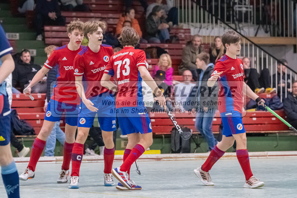 HK_20230304_105811 | Deutsche Meisterschaft MU16 Zehlend. Wespen - Mannheimer HC am 4.3.2023 RWK, Köln ,