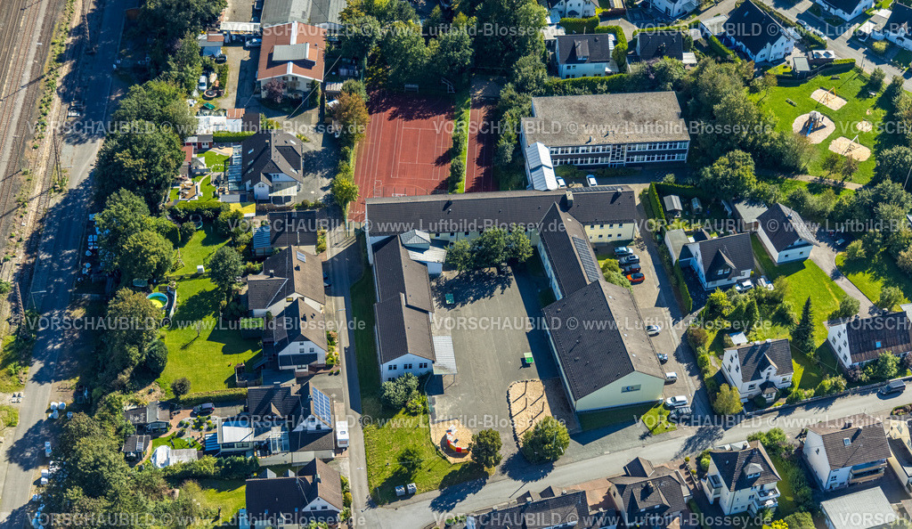 Lennestadt230909584Grevernbrueck | Luftbild, Lessing Realschule, Grevenbrück, Lennestadt, Sauerland, Nordrhein-Westfalen, Deutschland
