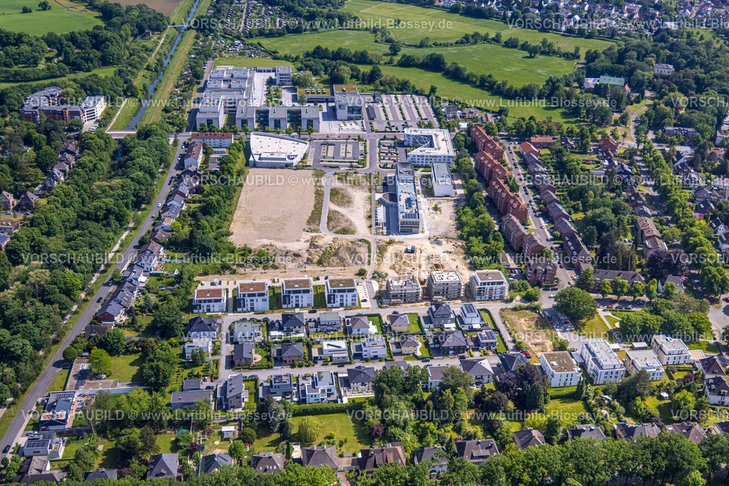 Hamm220504396 | Luftbild, Hochschule Hamm-Lippstadt und Baustelle SCI:Q Science Quarter Paracelsuspark mit Wohnanlage Paracelsuskarree, Mitte, Hamm, Ruhrgebiet, Nordrhein-Westfalen, Deutschland
