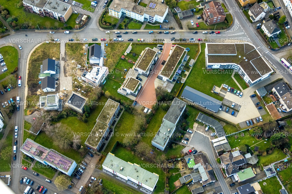Hamm241201070 | Luftbild, Baustelle mit Neubau Wohnsiedlung Mehrfamilienhäuser Waldenburger Straße Ecke Königsberger Straße, Stadtbezirk Herringen, Hamm, Ruhrgebiet, Nordrhein-Westfalen, Deutschland