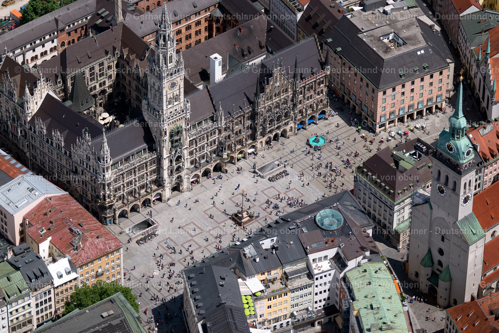 3804148 | Neues Rathaus, Marienplatz, München im Bundesland Bayern