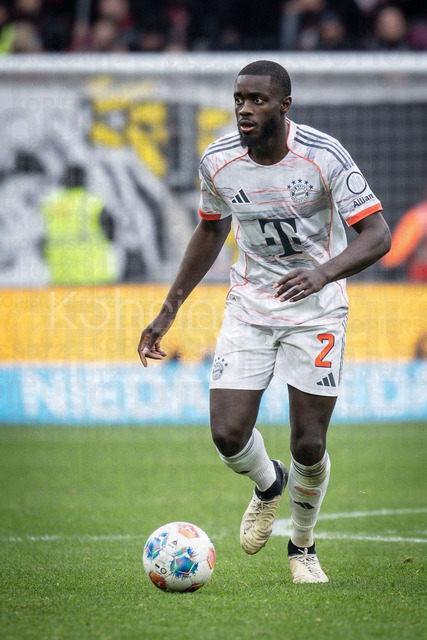 German Bundesliga, Bayer 04 Leverkusen vs. FC Bayern München, 14.03.2026 | LEVERKUSEN, GERMANY - MARCH 14:  Dayot Upamecano (FC Bayern Muenchen, 2) during the German Bundesliga match on gameday 26 between Bayer 04 Leverkusen vs. FC Bayern München at BayArena on March 14, 2026 in Leverkusen, Germany. DFL REGULATIONS PROHIBIT ANY USE OF PHOTOGRAPHS AS IMAGE SEQUENCES AND/OR QUASI-VIDEO.
