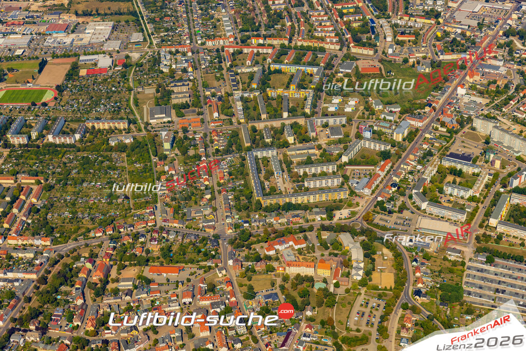 Schönebeck Bild- Das Luftbild wurde 2025 vom UL-Flugzeug heraus erstellt ( keine Drohne bzw. Drohnenaufnahme ) - Hochauflösende Luftaufnahme -Nicht vergleichbar mit Google Maps oder Satelittenbilder- Die Geschenkidee !Mit Lizenz und Bildrechte bestellbar - CC