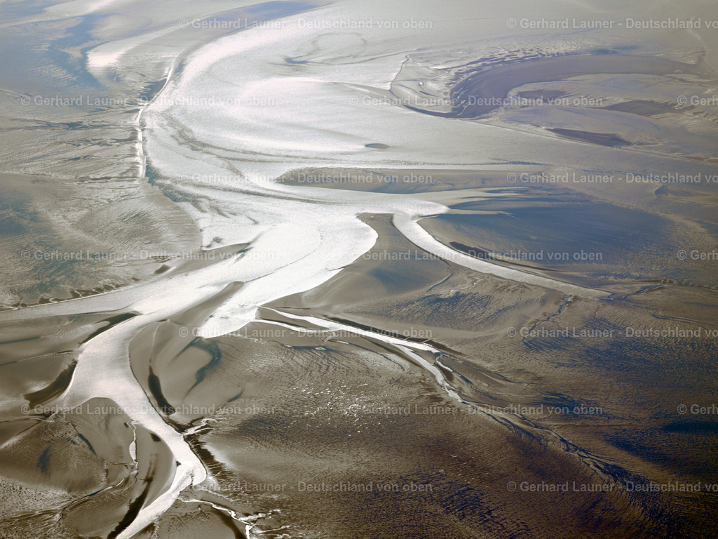 2319365 | Wattstrukturen bei Pellworm, Nationalpark Schleswig-Holsteinisch