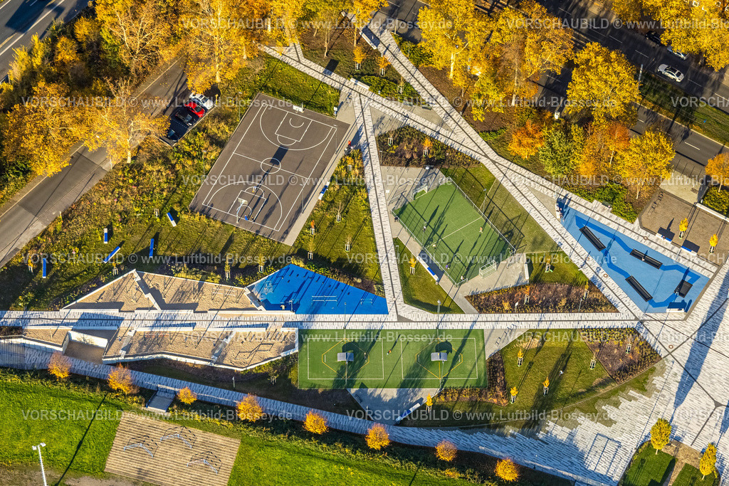 HB-Gelsenkirchen251103210-2schalke | Luftbild, Sportgarten an der Glückauf-Kampfbahn, Schalke-Nord, Gelsenkirchen, Ruhrgebiet, Nordrhein-Westfalen, Deutschland