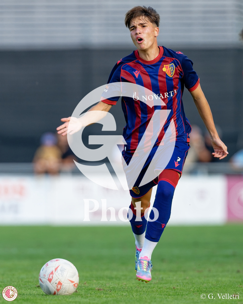 GenevaCup Group Phase - FC Basel v SL Benfica | during the GenevaCup Group Phase match between FC Basel and SL Benfica at Stade des Arberes in Meyrin, Switzerland