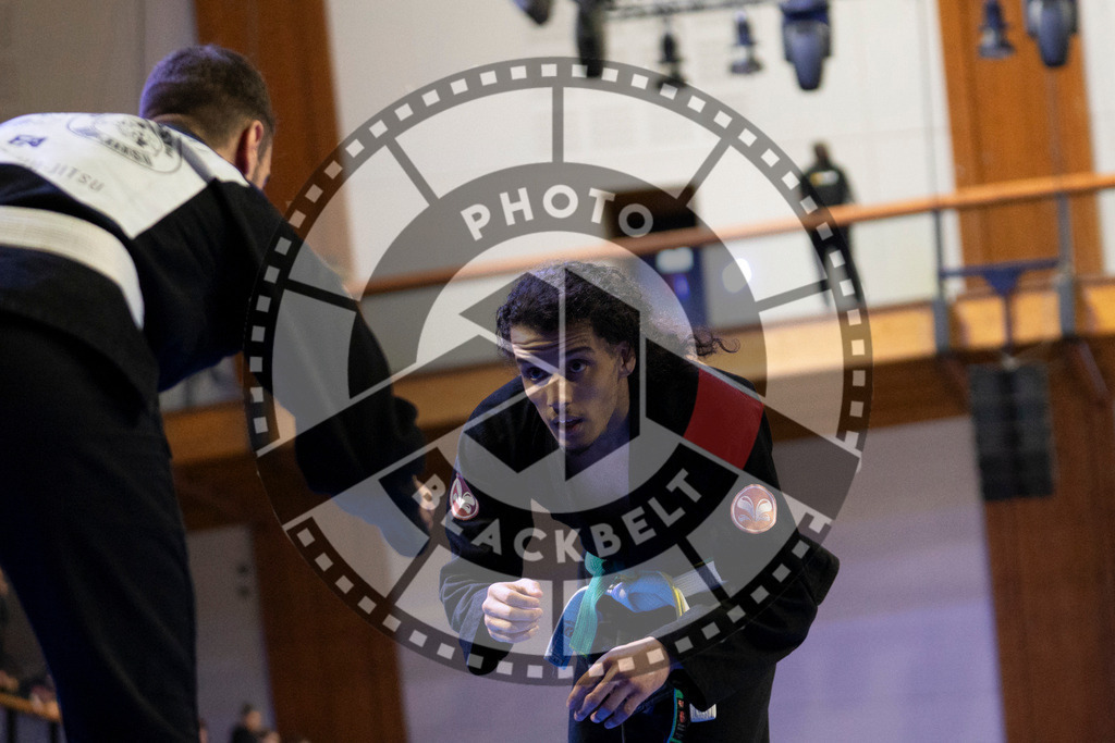 20240119PBB0402 | Fighters compete during the IBJJF European Championship in Paris, France, on January 19, 2024.