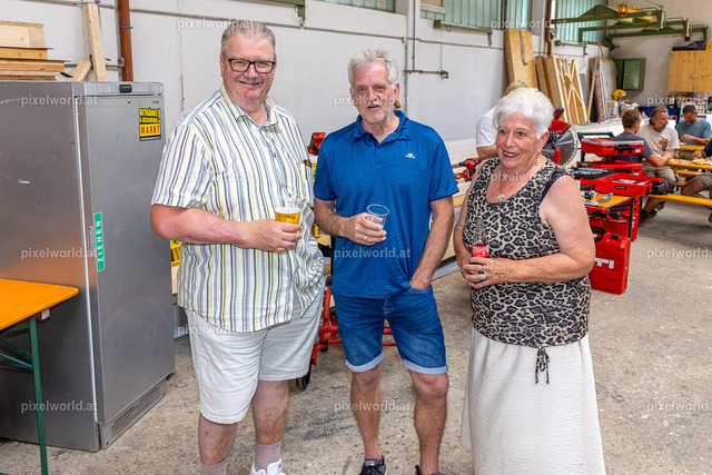 Maschinenpräsentation bei Holzbau Bretis