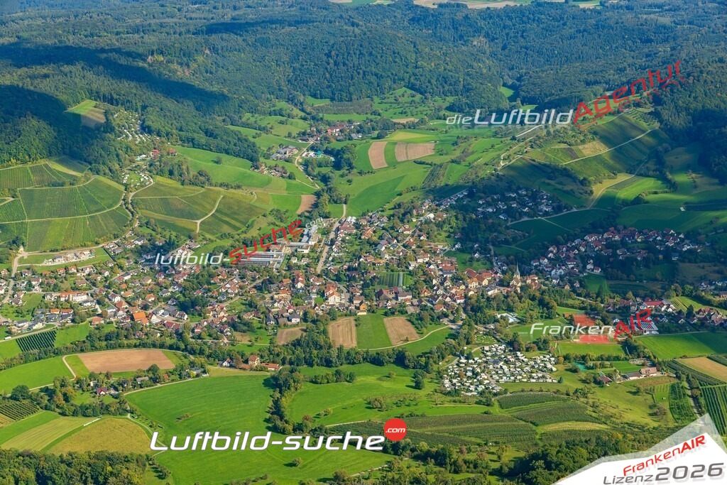Geschenkidee Untersteinbach bei Pfedelbach -Die Luftbildaufnahme wurde 2025 vom UL-Flugzeug heraus erstellt ( keine Drohne ) - Hochauflösende Luftaufnahme -Nicht vergleichbar mit Google Maps oder Satelittenbilder- Die Geschenkidee !Mit Lizenz und Bildrechte bestellbar