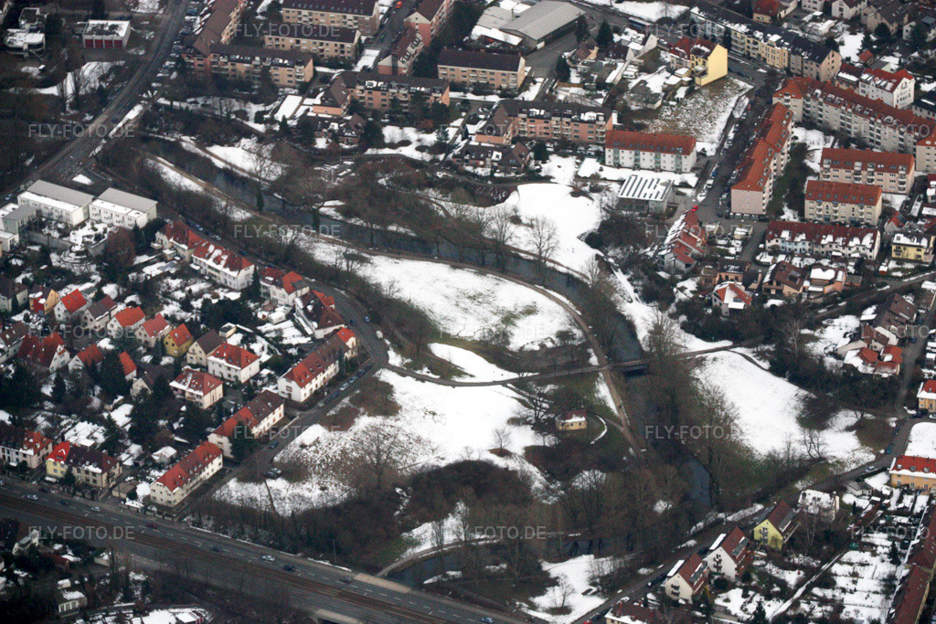 Luftbild: Rheinhafenstr, Albtal im Ortsteil Daxlanden in Karlsruhe im Bundesland Baden-Württemberg in Deutschland. Foto: IMG_16981.jpg vom 15.02.2009 durch Werner Riehm/FLY-FOTO.de