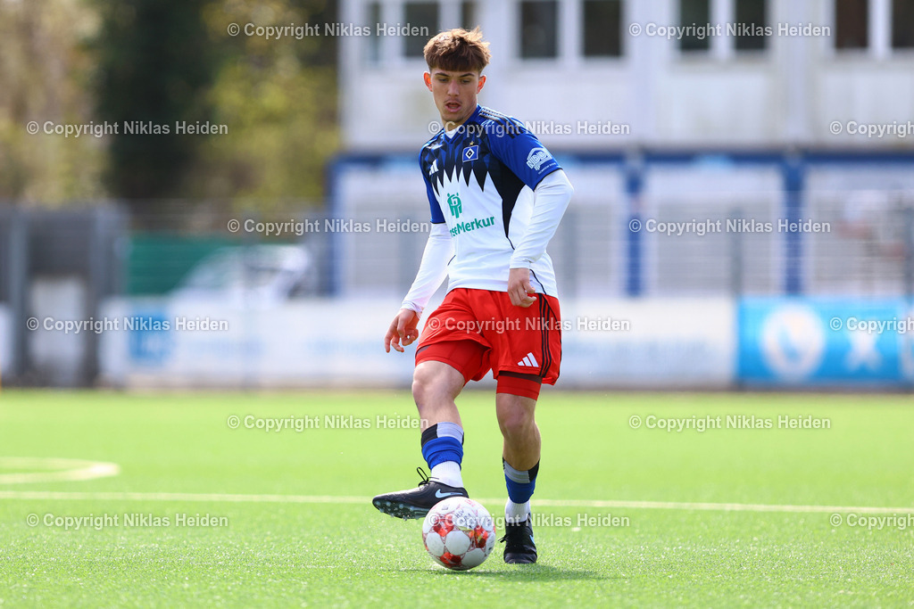 NH_HamburgerSVU21_FSVSchoeningen_RegionalligaNord_29032026 | #2 Dorian Migalic (Hamburger SV U21)Fußball I Herren I Regionalliga Nord I Saison 2025-2026 I 28. Spieltag I Hamburger SV U21 - FSV Schöningen I 29.03.2026 I Stadion Hoheluft