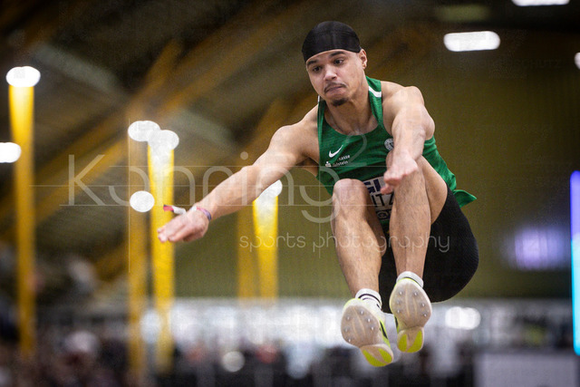 Deutsche Leichtathletik-Hallenmeisterschaften; Dortmund, 28.02.2026 | Simon Plitzko (TSG Bergedorf, 250); Deutsche Leichtathletik-Hallenmeisterschaften am 28.02.2026 in der Helmut-Körnig-Halle in Dortmund. 