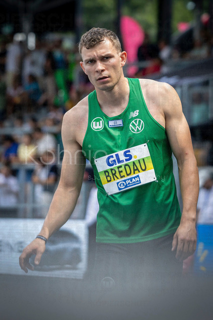 Deutsche Leichtathletik-Meisterschaften; Bochum-Wattenscheid, 25.07.2026 | 400m mit Jean Paul Bredau (VfL Wolfsburg); Deutsche Leichtathletik-Meisterschaften am 25.07.2026 im Lorheide-Stadion, Bochum-Wattenscheid (Nordrhein-Westfalen).