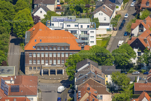 Hagen230502396 | Luftbild, Ehem. Haus der Ruhrkohle, Gerichtsstraße, Hochschulviertel, Hagen, Sauerland, Nordrhein-Westfalen, Deutschland
