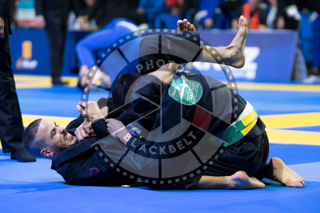 20240119PBB1030 | Fighters compete during the IBJJF European Championship in Paris, France, on January 19, 2024.