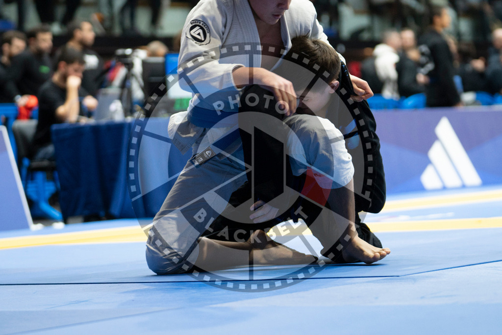 20240119PBB2120 | Fighters compete during the IBJJF European Championship in Paris, France, on January 19, 2024.