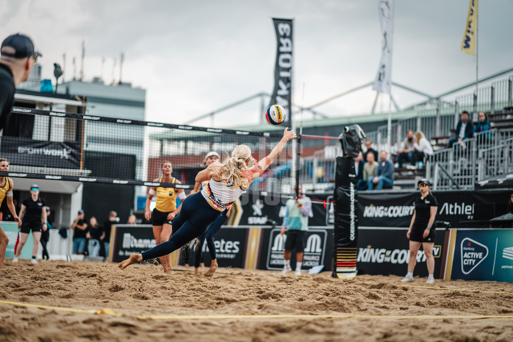 Beachvolleyball | Frauen | Queen and King of the Court | Hamburg | 31.05.2024 | Anna Behlen