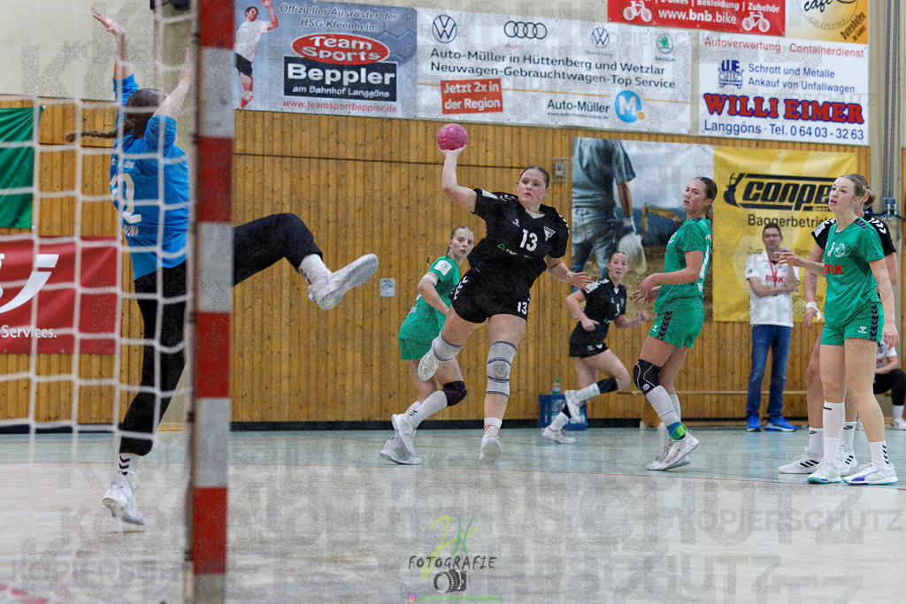 2024-10-19_041 | Jugendbundesliga B-Jugend weiblich; HSG Kleenheim/Langgöns - Longericher SC am 19.10.2024 in Oberkleen (Weidig-Halle) - Realisiert mit Pictrs.com