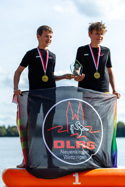 DLRG, Rettungssport, Beach- & Oceanevents, Landesmeisterschaften Freiwasser Rettungssport NRW 2025 14.09.2025 | Kalkar-Wissel, Deutschland - September, 14: Landesmeisterschaften Freiwasser Rettungssport NRW 2025 (Foto: Benedikt Lang (DLRG)) - Realisiert mit Pictrs.com