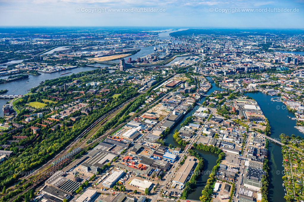 Hamburg_Rothenburgsort_ELS_8095200925 | HAMBURG 20.09.2025 Industrie- und Gewerbegebiet " Großmannstraße " an der Straße Bullenhuser Damm in Hamburg, Deutschland. // Industrial and commercial area " Grossmannstrasse " on street Bullenhuser Damm in Hamburg, Germany. Foto: Martin Elsen