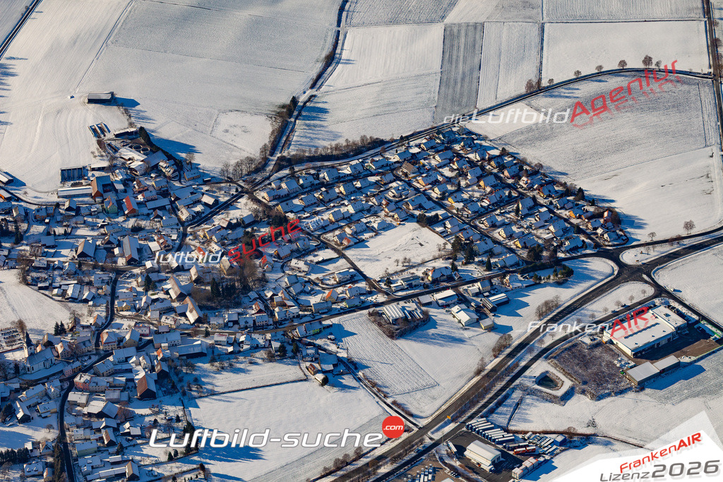 Das Luftbild der Stadt Rugendorf wurde 2019 vom Flugzeug heraus erstellt (keine Drohne) Aufnahmehöhe ca.400 Meter- hohe Auflösung- beste Druck-Qualität garantiert!