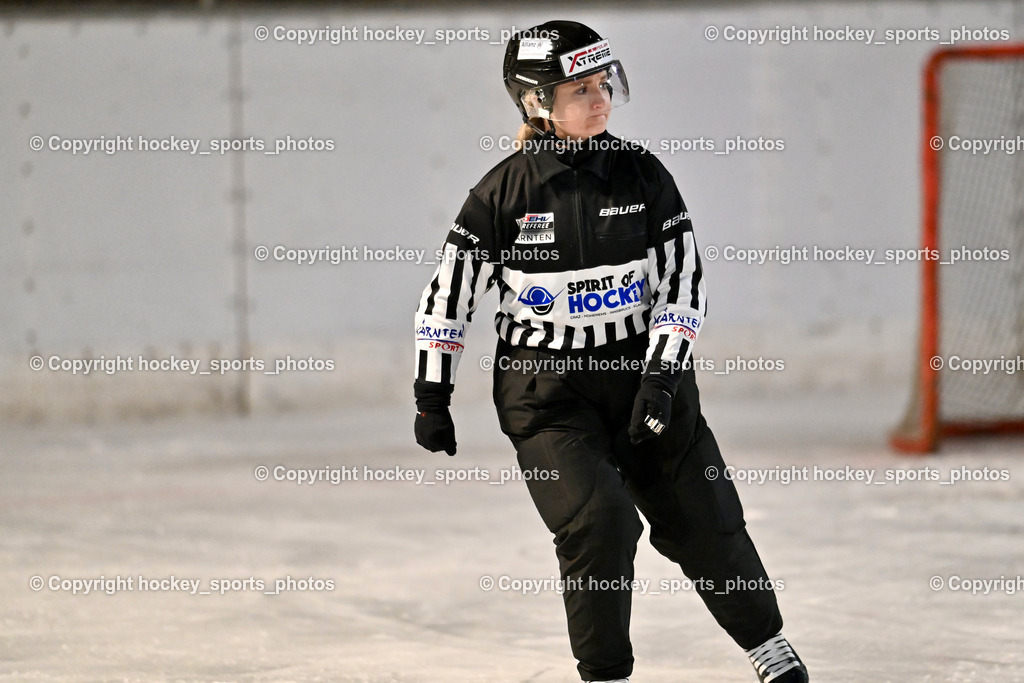 Wildcats Paternion vs. Unicorns Steindorf | Klemm Anja Referee, Wildcats Paternion vs. Unicorns Steindorf, Wildcats Paternion vs. Unicorns Steindorf am 02.01.2026 in Paternion (Eislaufplatz Paternion), Austria, (Photo by Bernd Stefan)