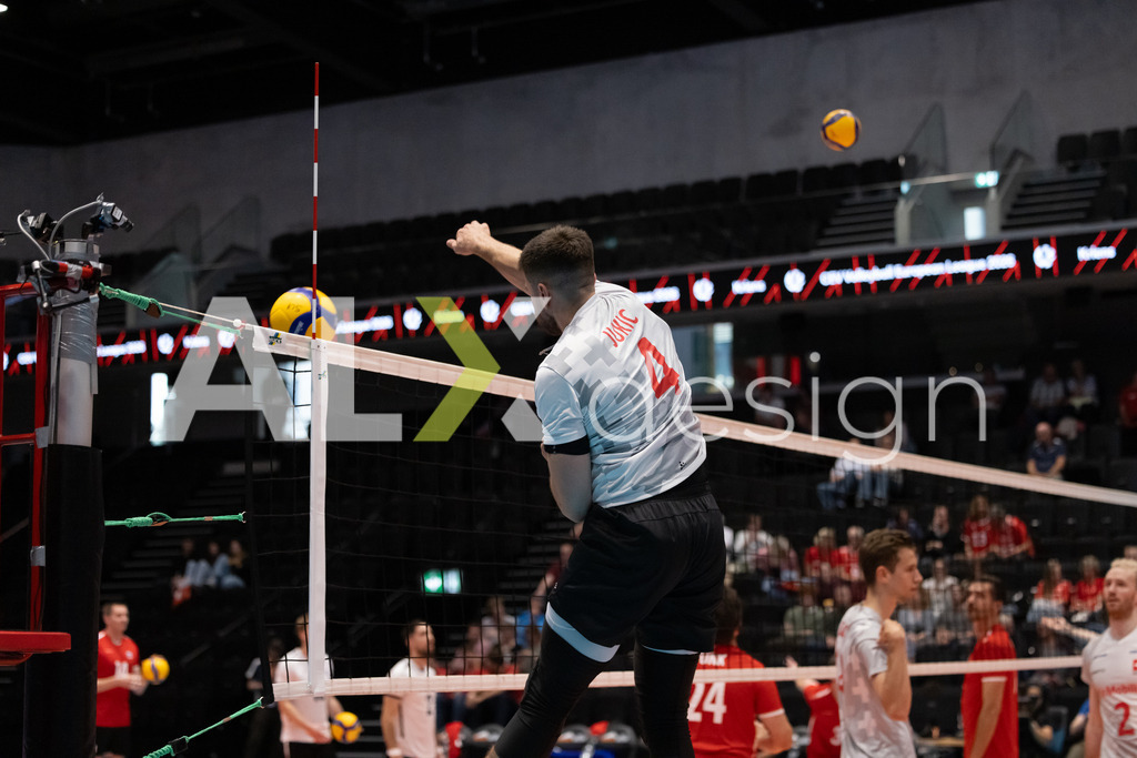Luxembourg v Switzerland - CEV European League Men | KRIENS, SWITZERLAND - JUNE 12: BRUNO JUKIC of Switzerland during the CEV European League match between Luxembourg and Switzerland at Pilatus Arena on June 12, 2026 in Kriens, Switzerland. - Realisiert mit Pictrs.com