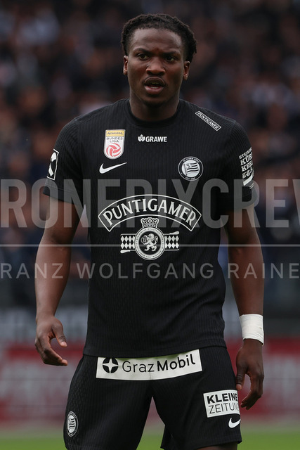 SK Puntigamer Sturm Graz vs TSV Egger Glas Hartberg – Championship Group    | Graz, Austria, 12.Apr.26 - SOCCER - ADMIRAL Bundesliga, SK Puntigamer Sturm Graz vs TSV Egger Glas Hartberg. The image shows Seedy Jatta (STU).    