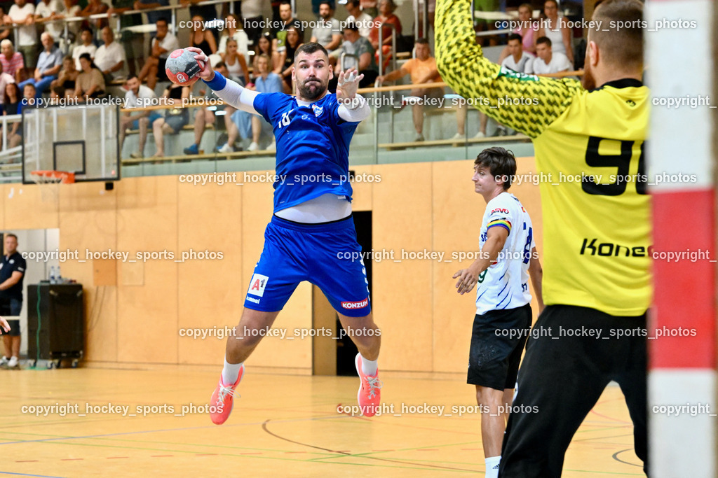 SC Ferlach vs. RK Zagreb 24.8.2023 | #10 Jakov Gojun, #14 Rath Mathias