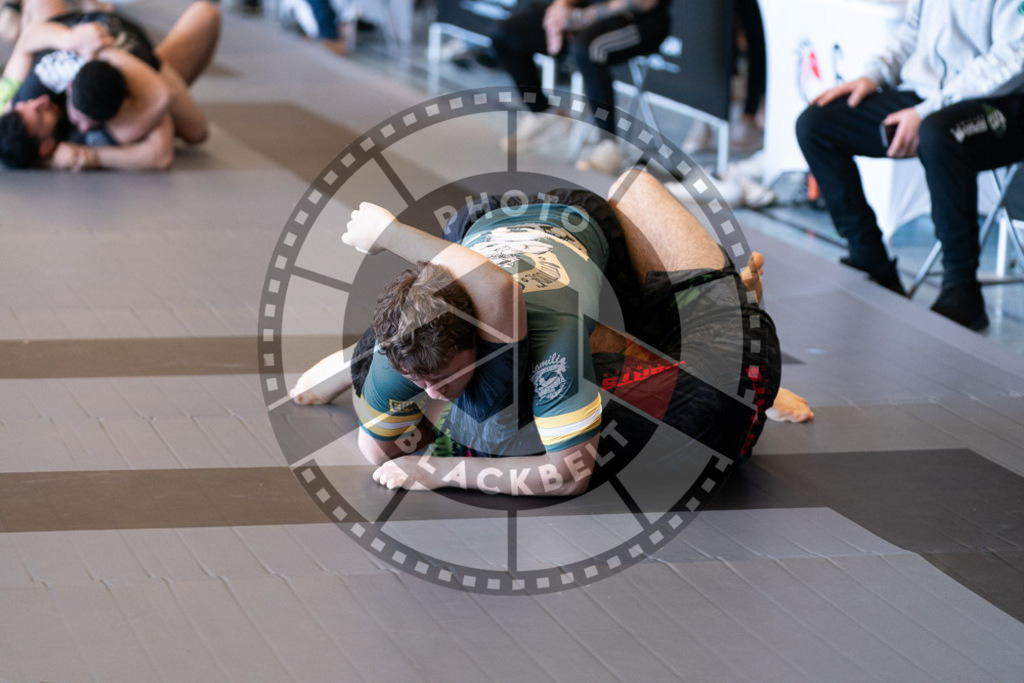 20250329PBB0708 | Fighters compete during the International Luta Livre (ILLCS) Germany IX Spring 2025 Competition spring on March 29, 2025 in Hannover, Germany.© Chiara Dazi