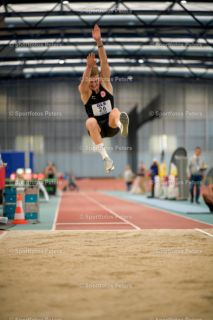 250208_xkaix_DM Mehrkampf_15 | 08.02.2025, xkaix, Leichtathletik 20. Deutsche Meisterschaften, Mehrkampf Halle v.l. Emanuel Molleker (Eintracht Frankfurt e.V.) - Realisiert mit Pictrs.com